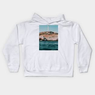 Italy Coast Seashore Lighthouse Kids Hoodie